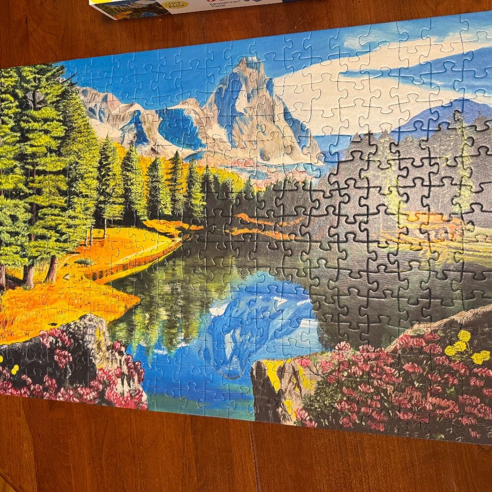 Ravensburger Rocky Mountain Reflections 300 Large Format Jigsaw Puzzle - Picture 3 of 7